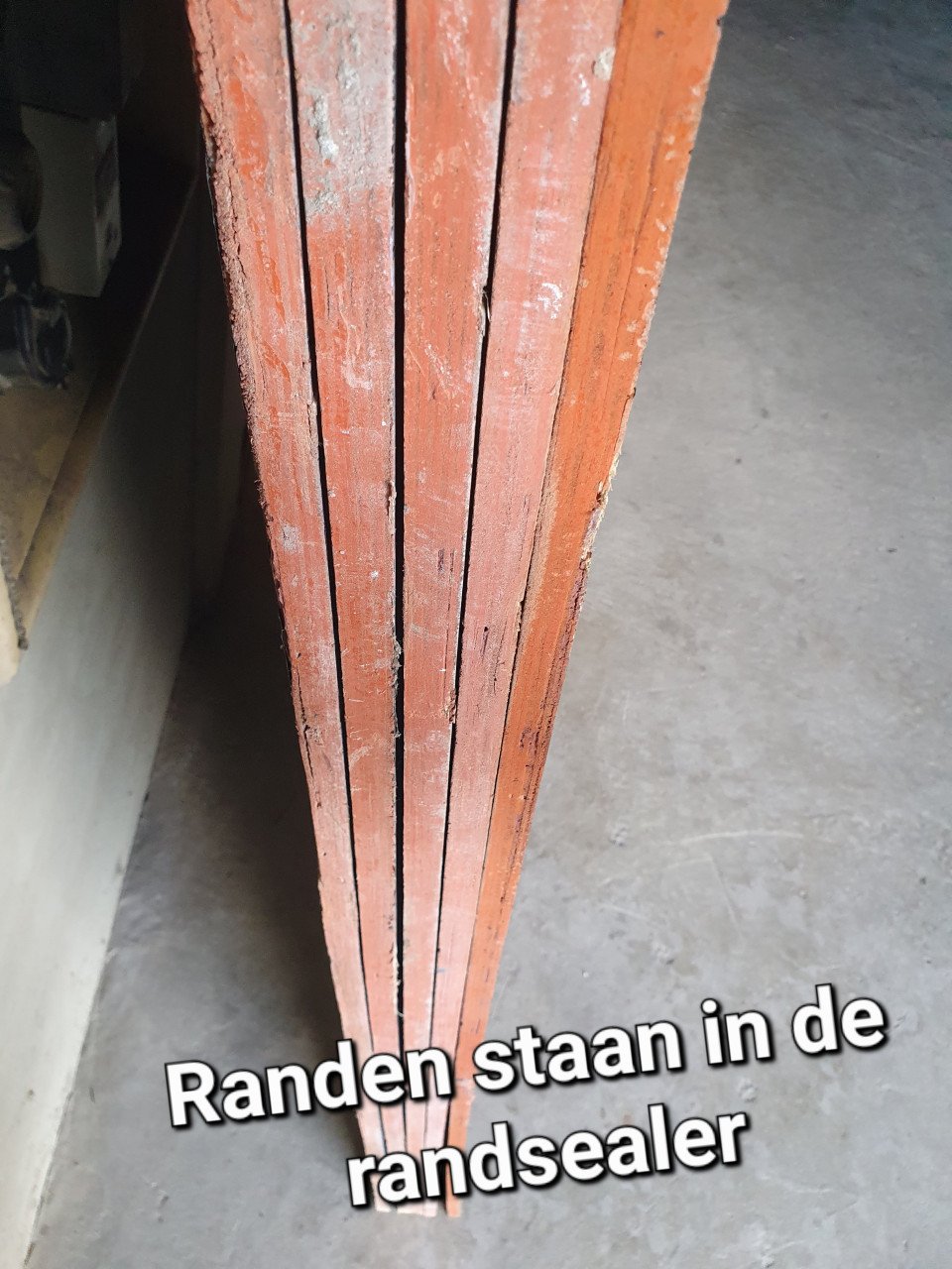 5 houten betonplex platen 250x125cm dikte 18mm.