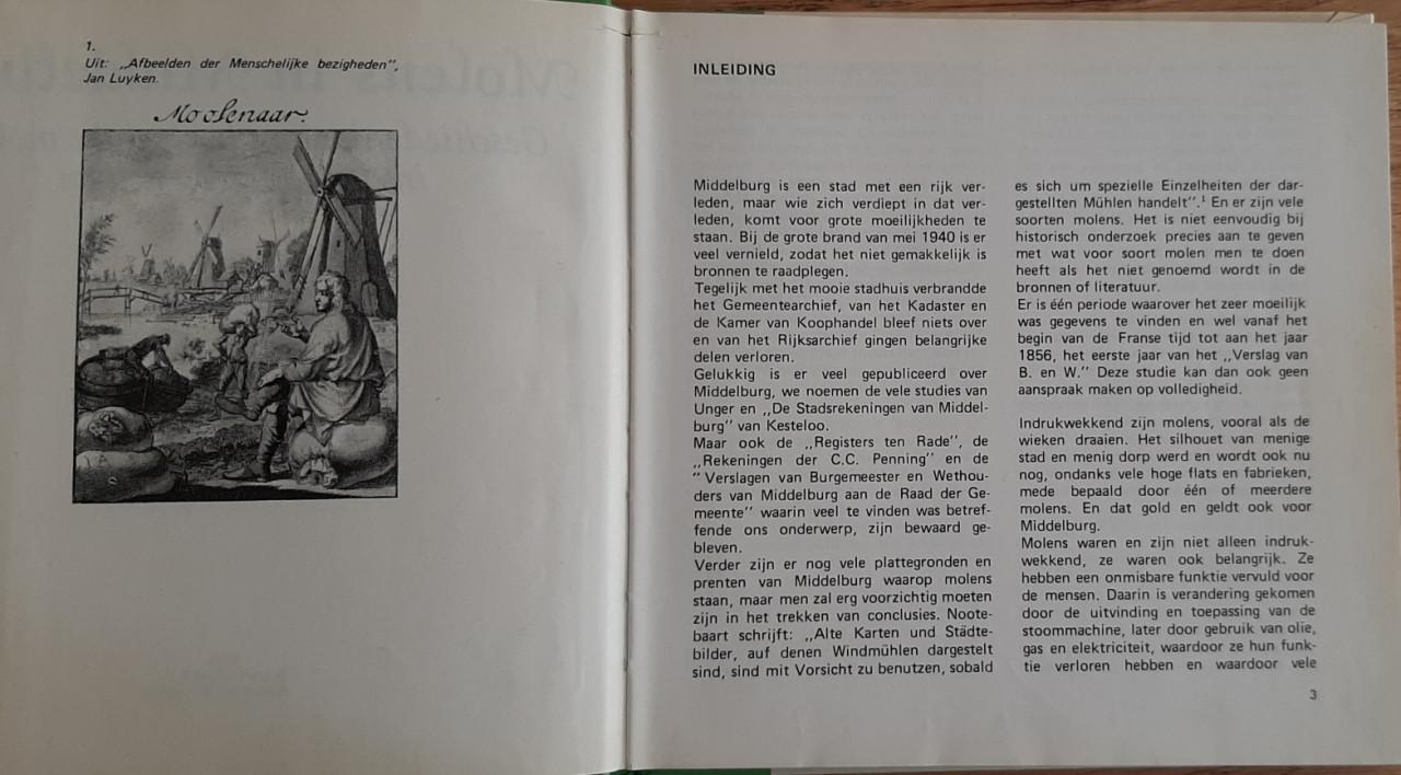 Molens in Middelburg, geschiedenis der plaatselijke molens ...