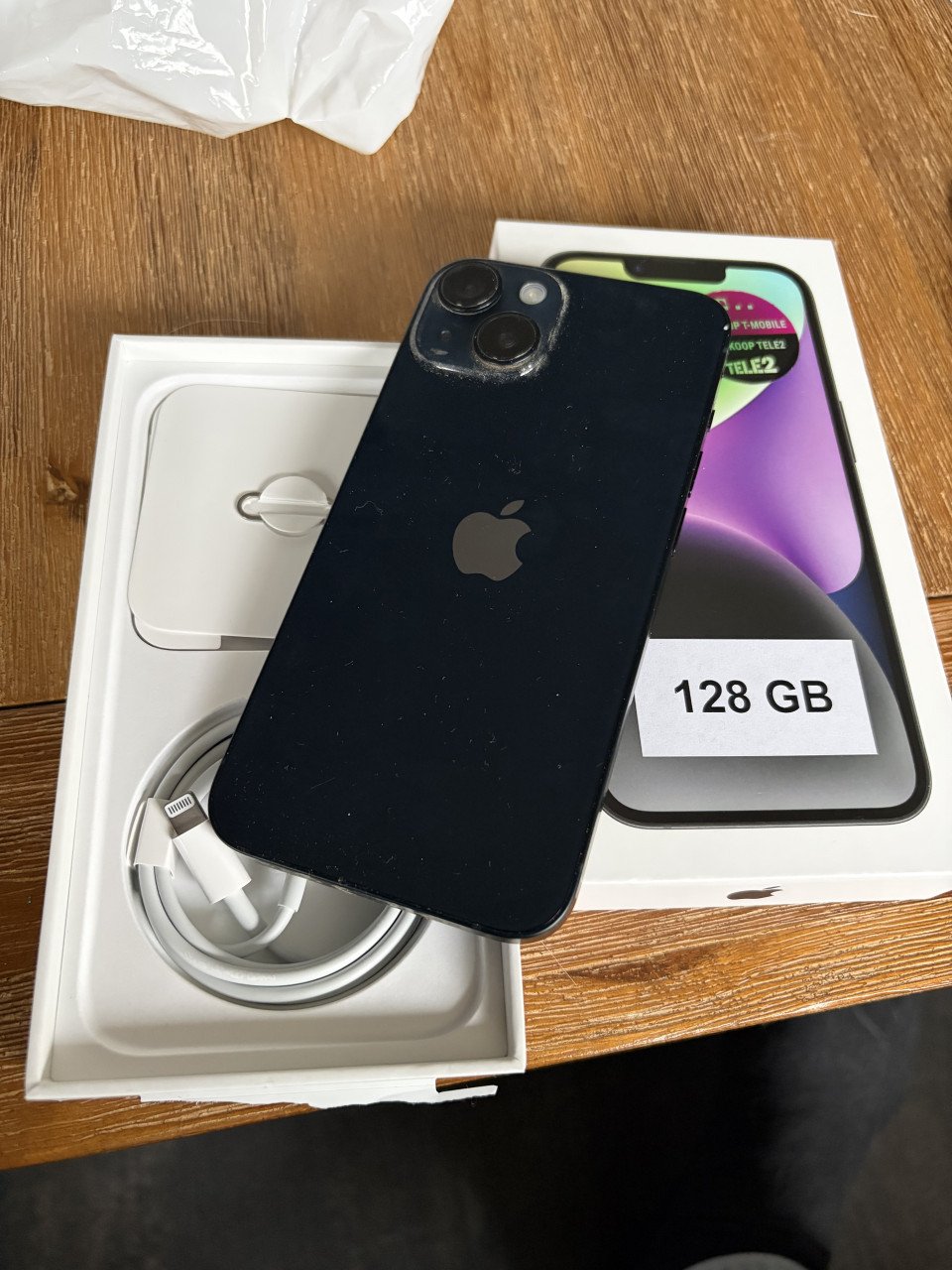 Iphone14/128 zwart