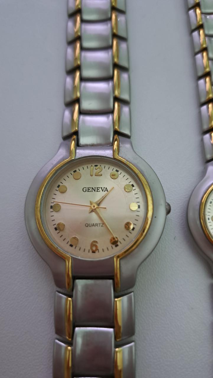 2 Stainless steel horloges en 1 armband