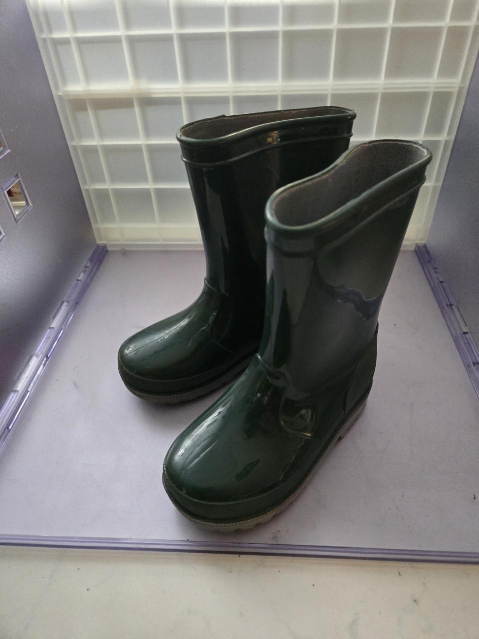 Groene regenlaarzen - maat 24/25