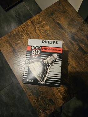 3 nieuwe Philips PAR38 Economy 80W Gloeilamp E27
