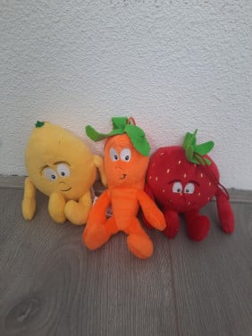 Knuffels groente en fruit