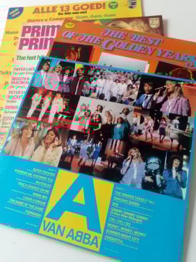 Set 4 LP's waaronder ABBA Greatest Hits