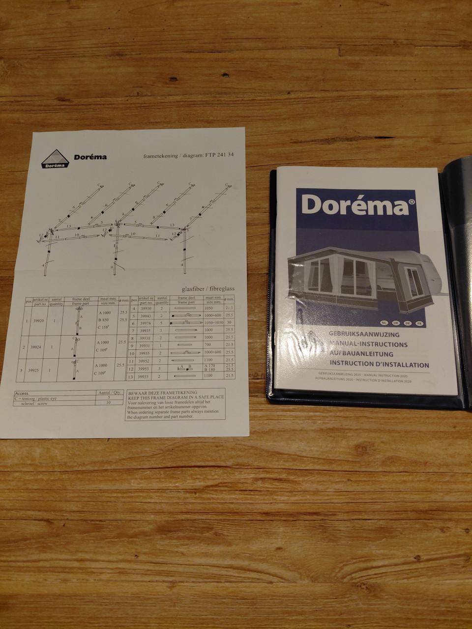 Fibre Tech frame dorema frame maat 4-9