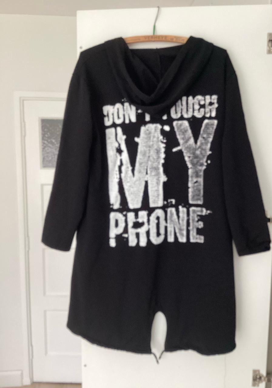 Leuk zwart vest  maat L amper gedragen