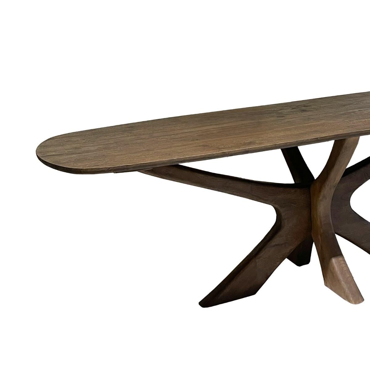 DEENS OVALE EETKAMERTAFEL