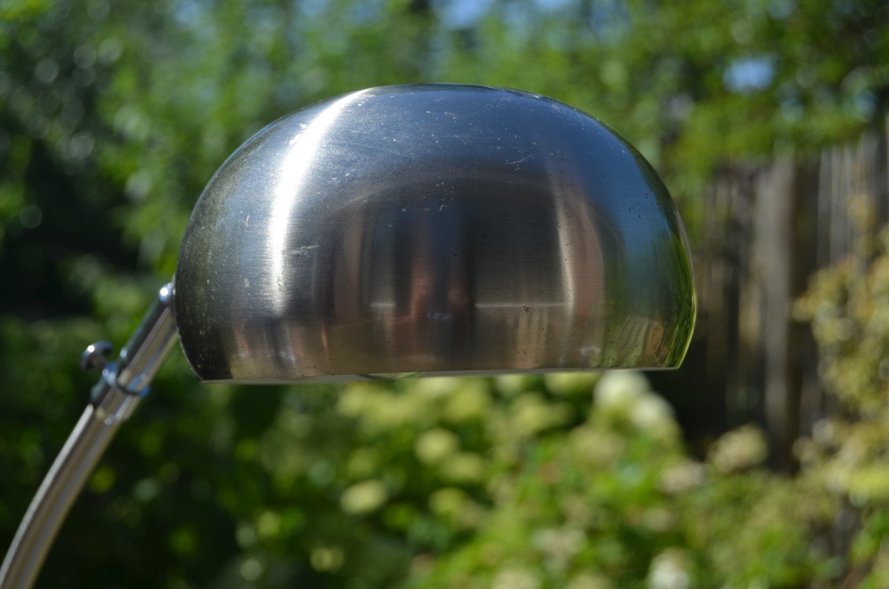 Mooie metalen Bureaulamp in prima staat. Luigi Ferro, Italiaans?