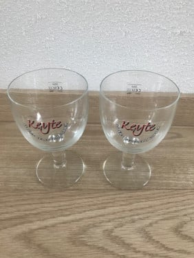 Set van twee bierglazen Keyte (nieuw)