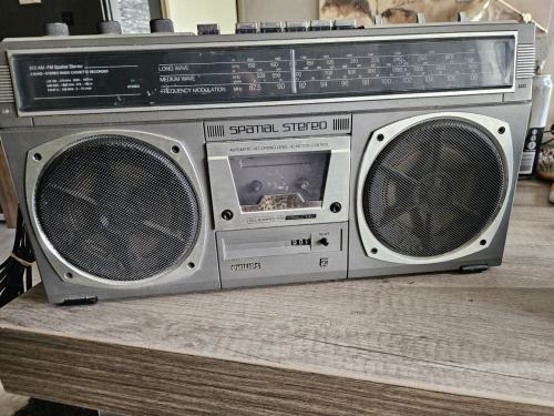 Mooie vintage Philips Ghettoblaster Radio en cassette speler