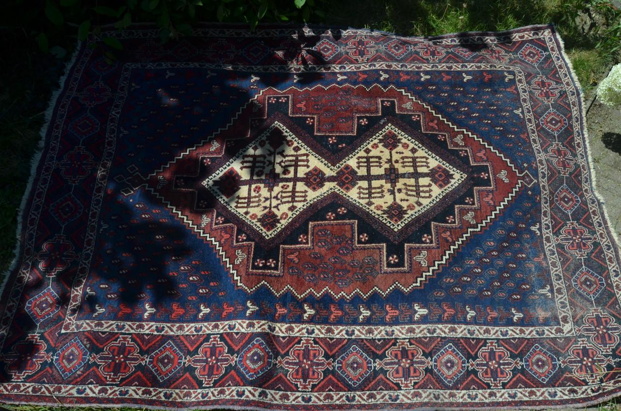 Perzisch tapijt Handgeknoopt