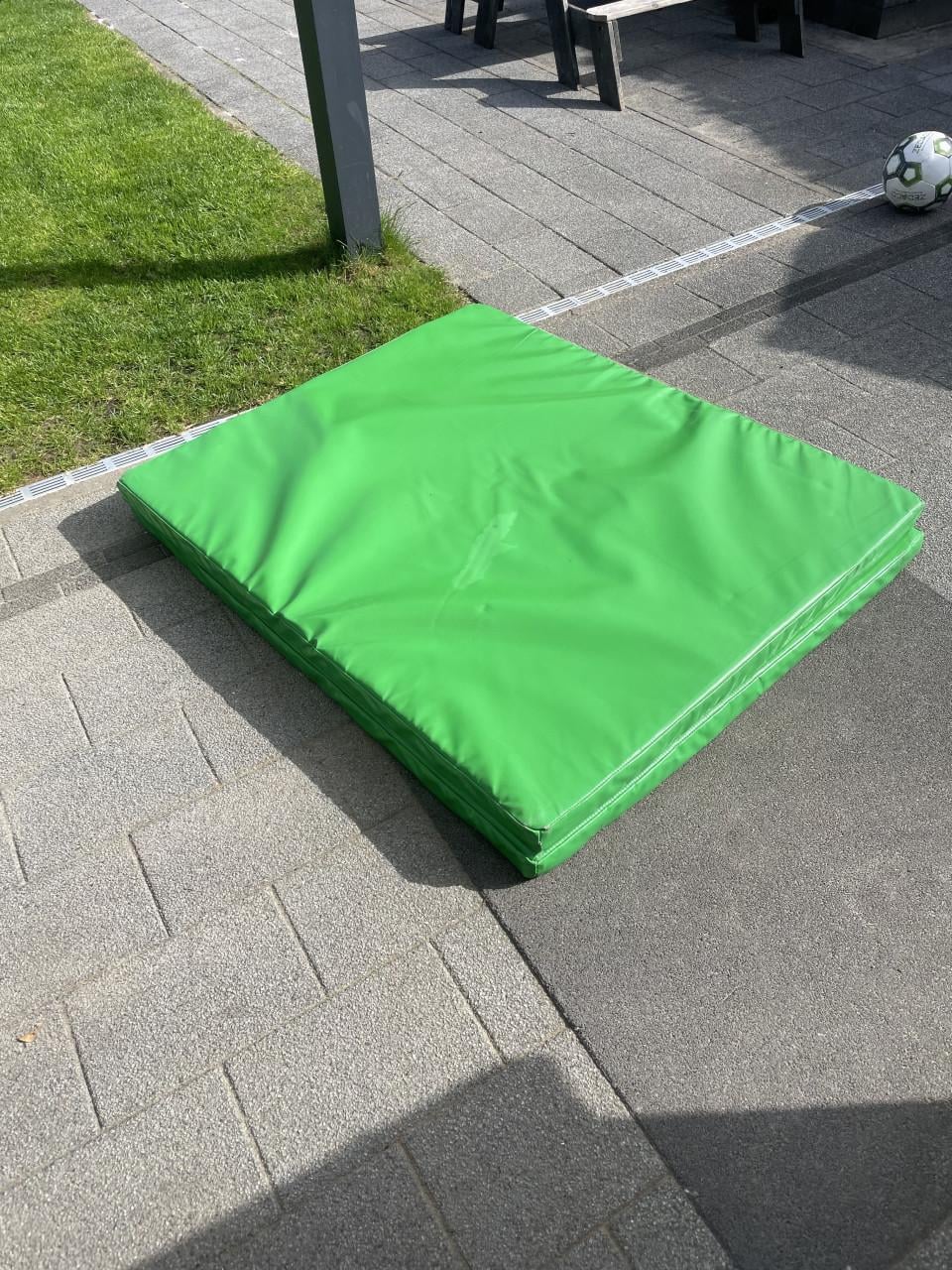 Springkussen met valmatten