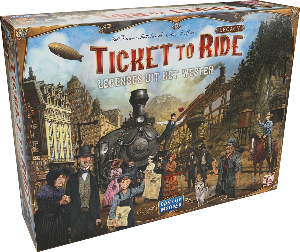 Ticket to Ride - Legendes uit het westen - gespeeld