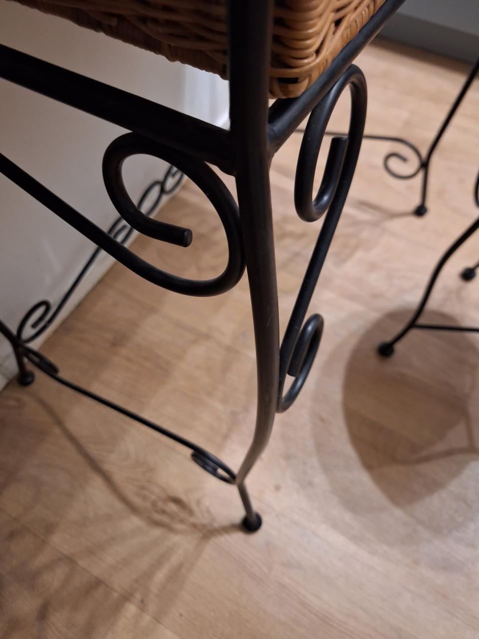 Vintage kaptafel met kruk