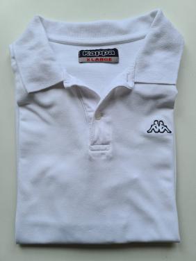 Nieuw witte Polo shirt van Kappa Maat XL