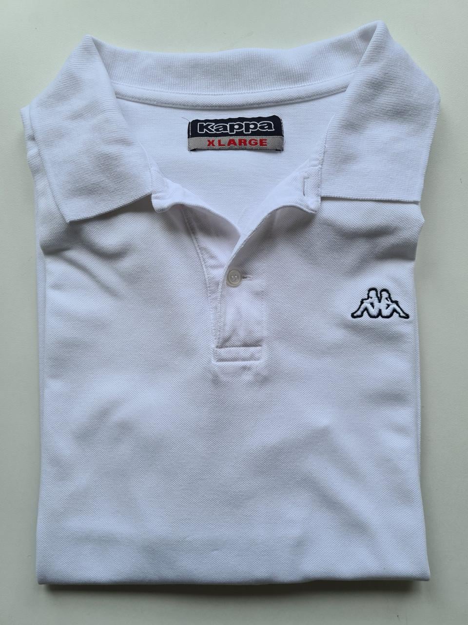 Nieuw witte Polo shirt van Kappa Maat XL