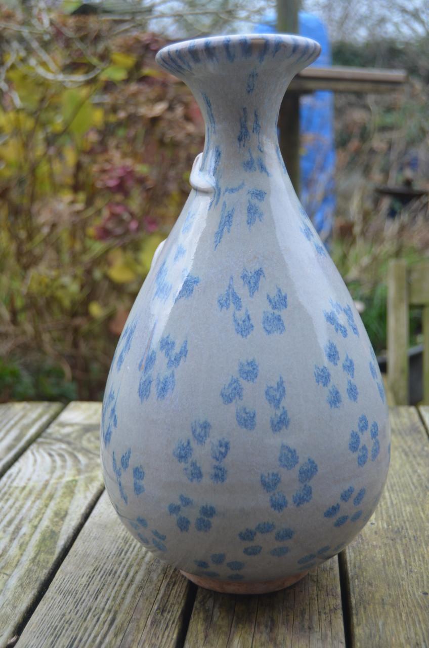 Mooie Chinese vaas met draak 20e eeuw.