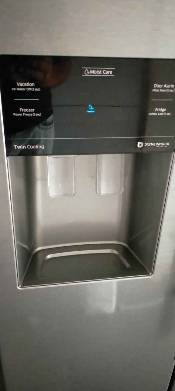 Koelkast Dubbele kast met aansluiting op waterleiding