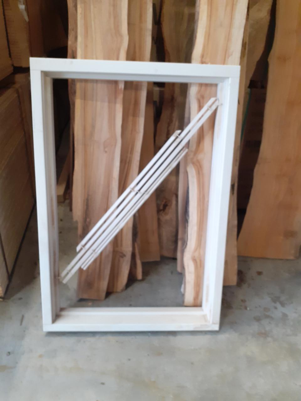 Hardhout kozijn 600 x 1300 nieuw voor 50 euro