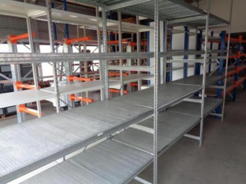 Gebruikte verzinkte magazijnstelling in diverse maten