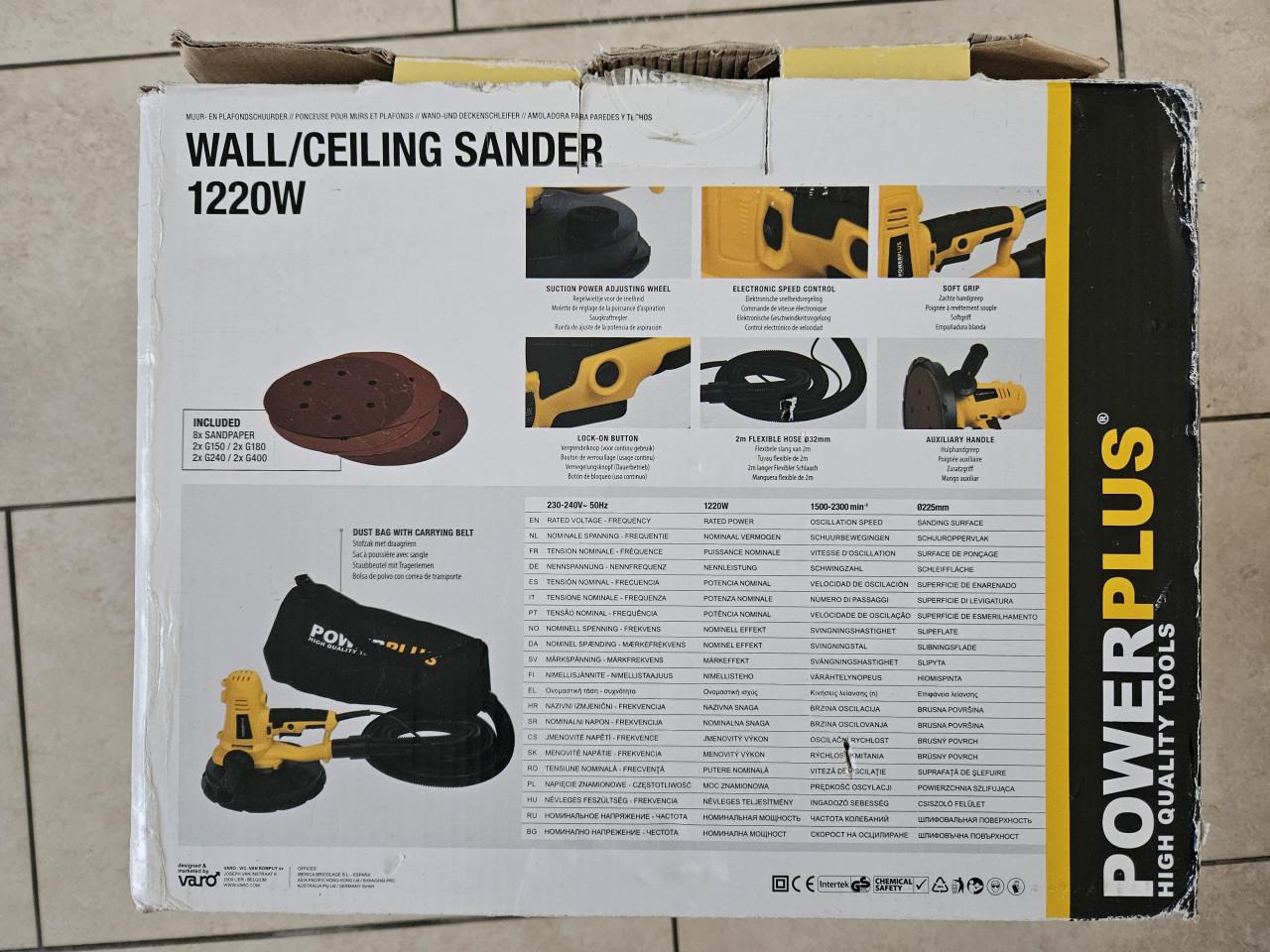 PowerPlus Muur en plafond schuurmachine