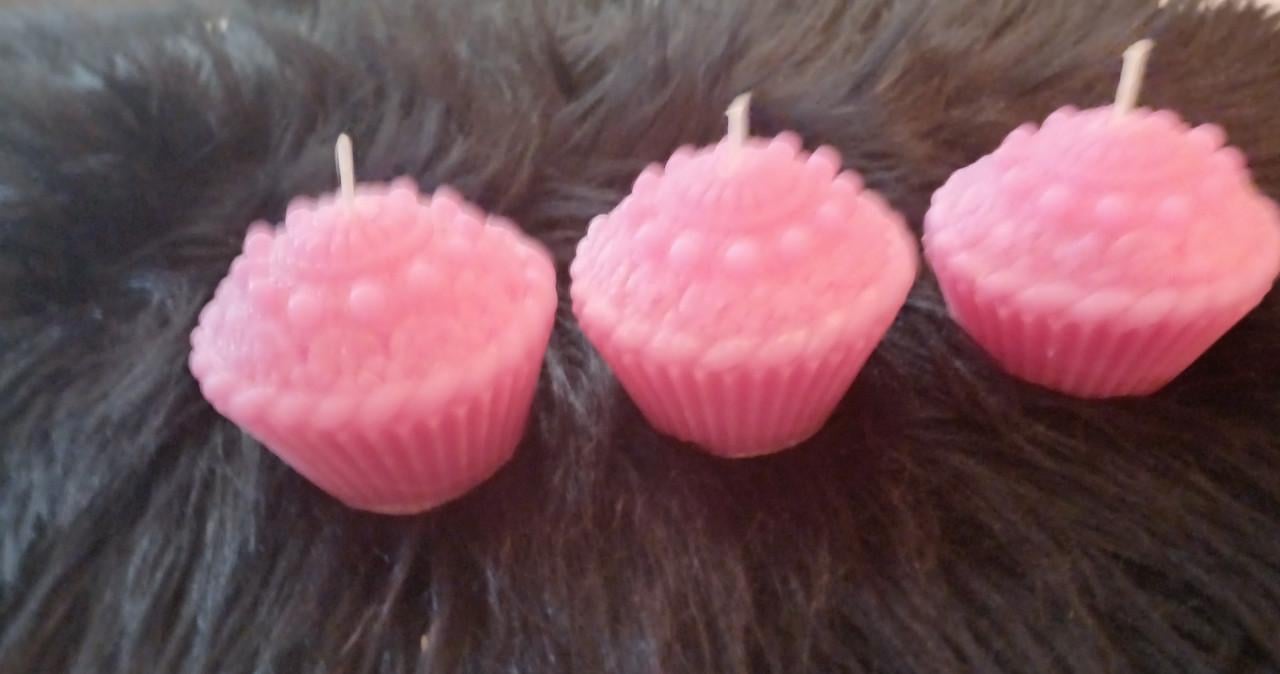 Zeeuwe knop kaarsje in cupcake vorm