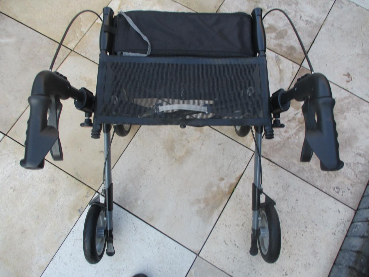 Zgan Topro Olympos opvouwbare lichtgewicht rollator met grote Softwielen