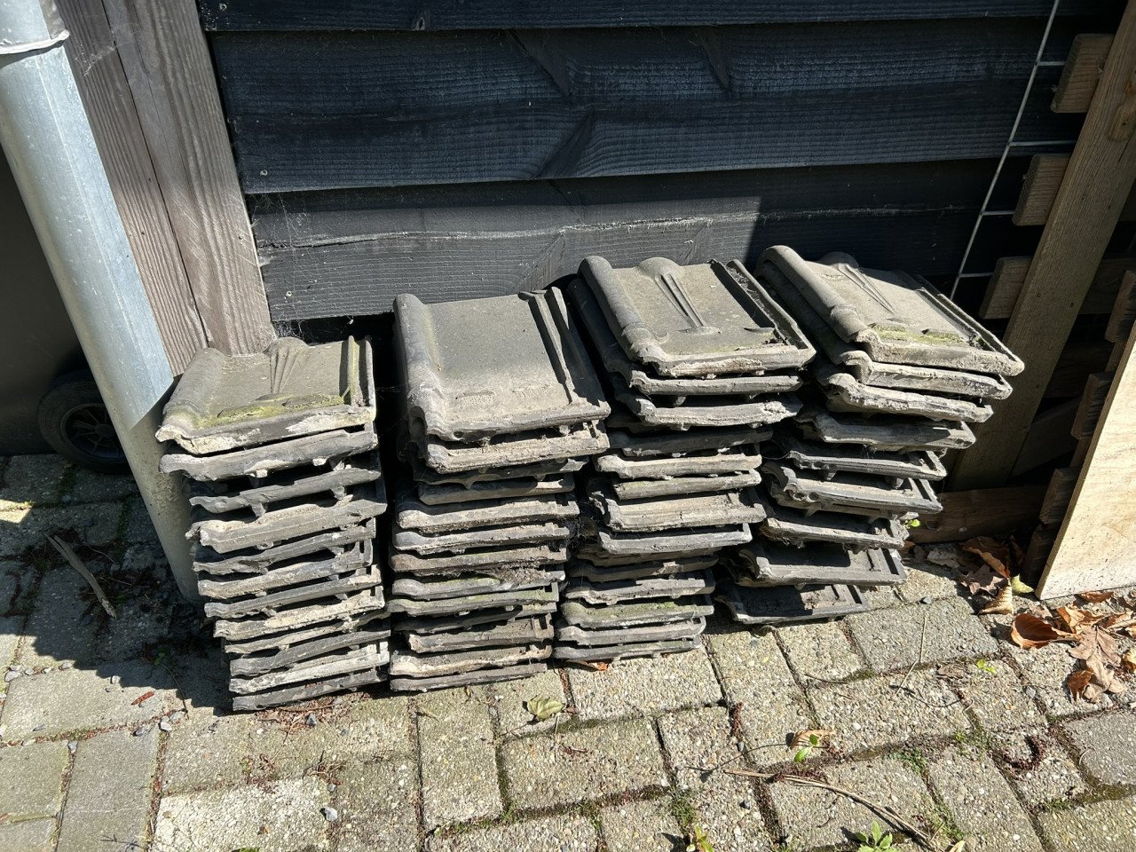 Dakpannen zwart