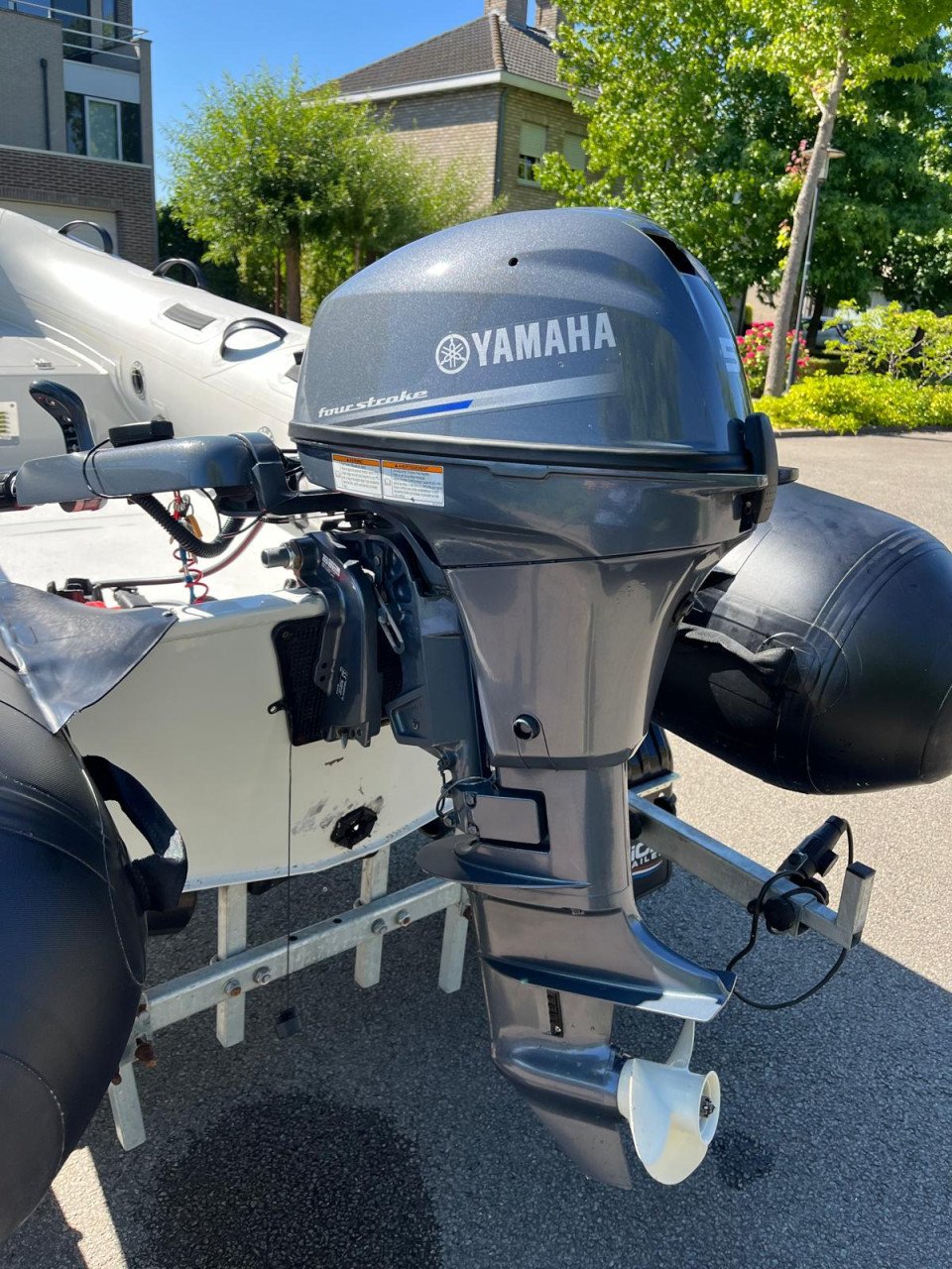 310 alu rib met yamaha 10pk + boot trailer