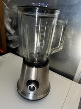 Nieuw RVS / Zilveren Inventum  Blender met glazen kom