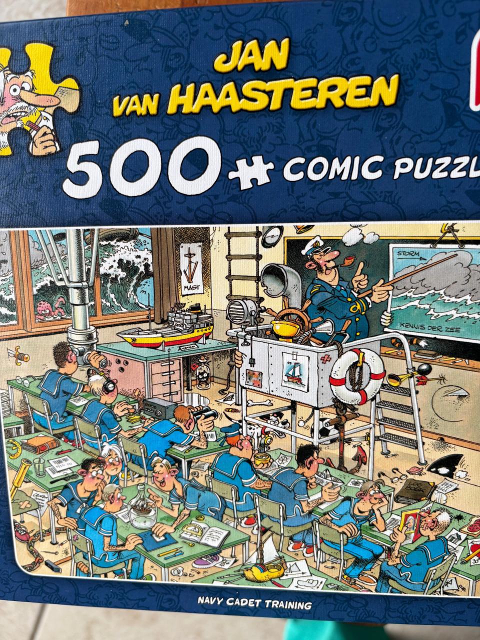 Puzzels oa  andre van duin en jan van Haasteren ook WasGij