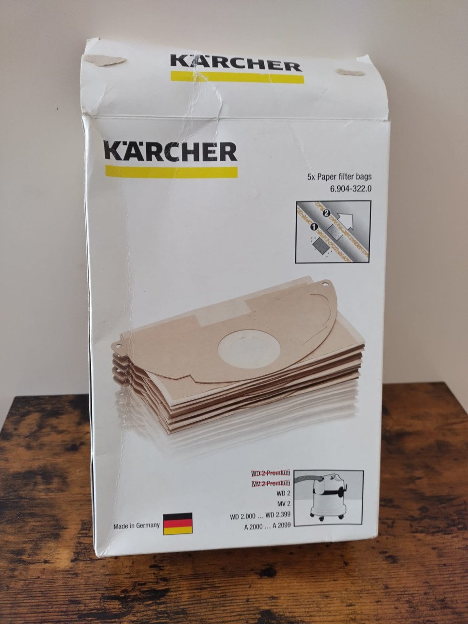 Kärcher stofzuiger WD2 1000W