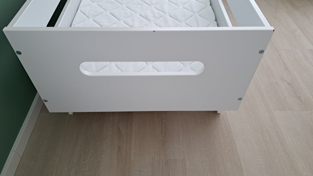 Peuterbed Petit Amelie wit Colombe incl matras+dekbed
