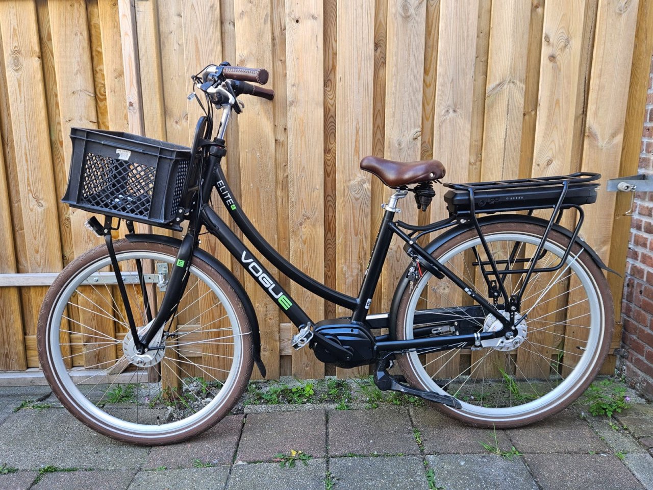 Vogue Elite E elektrische fiets middenmotor 500Wh 1500km