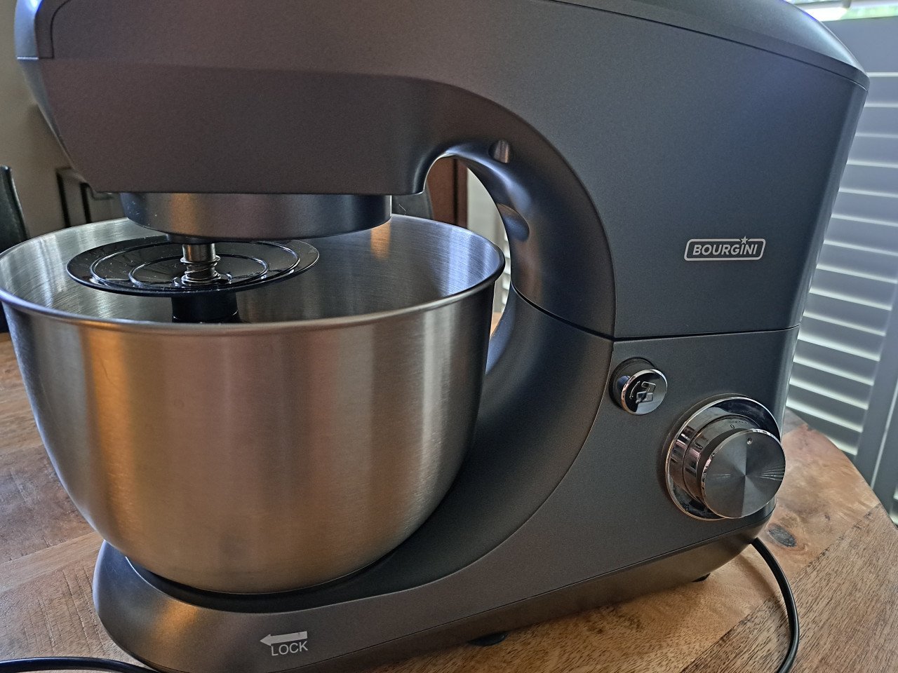 Bourgini mixer op kom