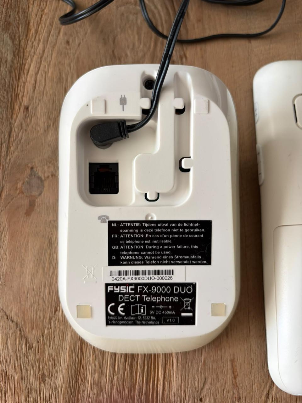Fysic FX-9000 Duo seniorentelefoon