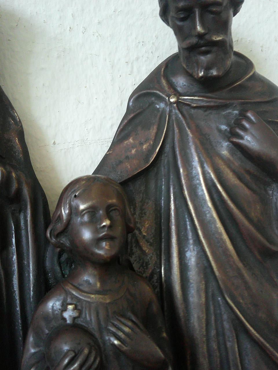 BRONZEN PLAQUETTE SYLVAN NORGA ,BELGIÉ JAREN '20