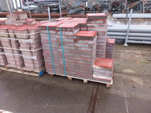 Betontegels 30×30 Rood (05)