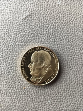 Munt pausbezoek 1985