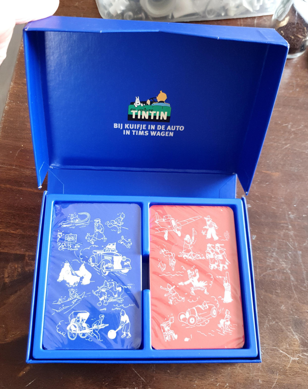 Nieuwe Kuifje Tintin speelkaarten nog geseald