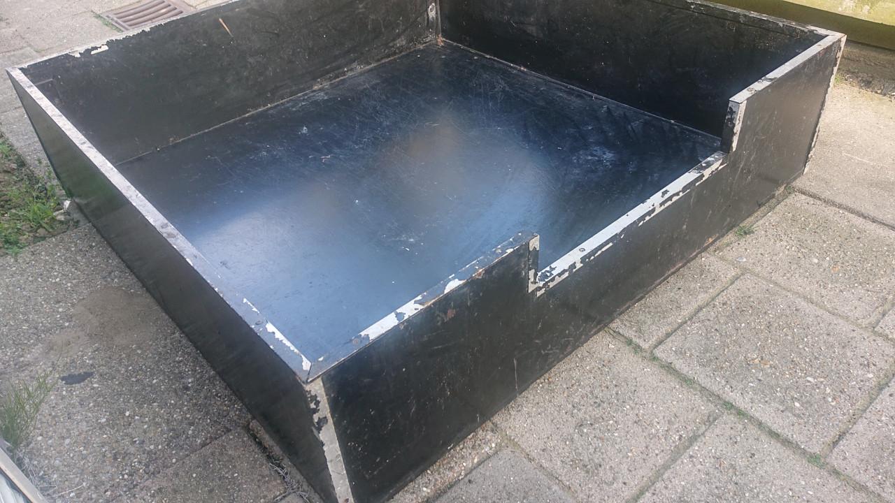 Werp kist 126 x 126 x32