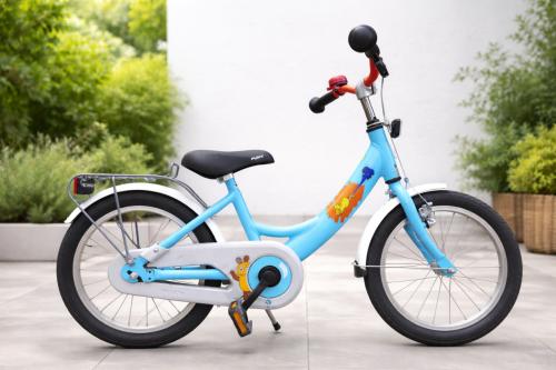 🚲 Puky 16 inch Kinderfiets – Handrem & Terugtraprem 💙