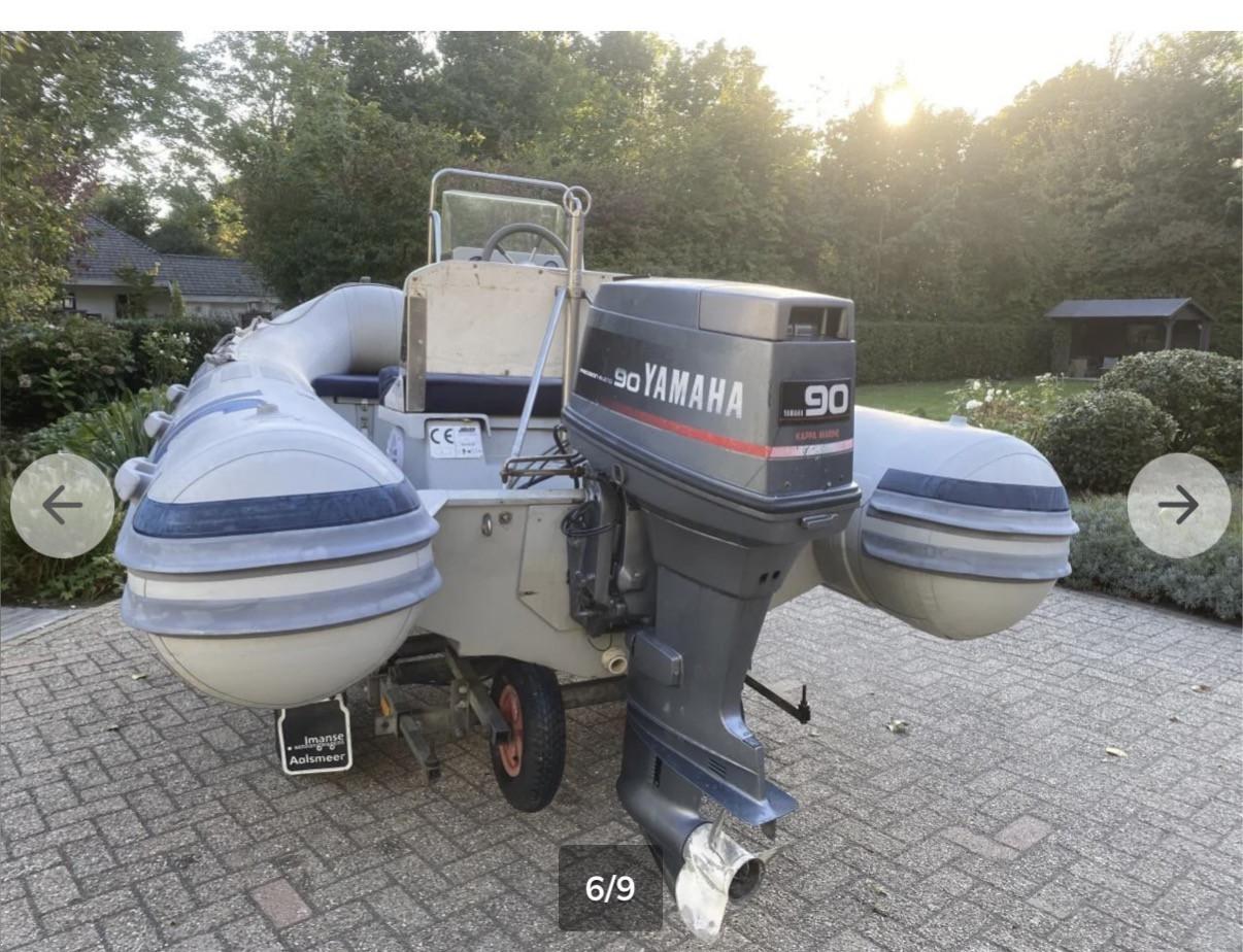 Rubberboot Joker Clubman 16 Rib – 4.70 m – Yamaha 90 PK – Hypalon – Comple