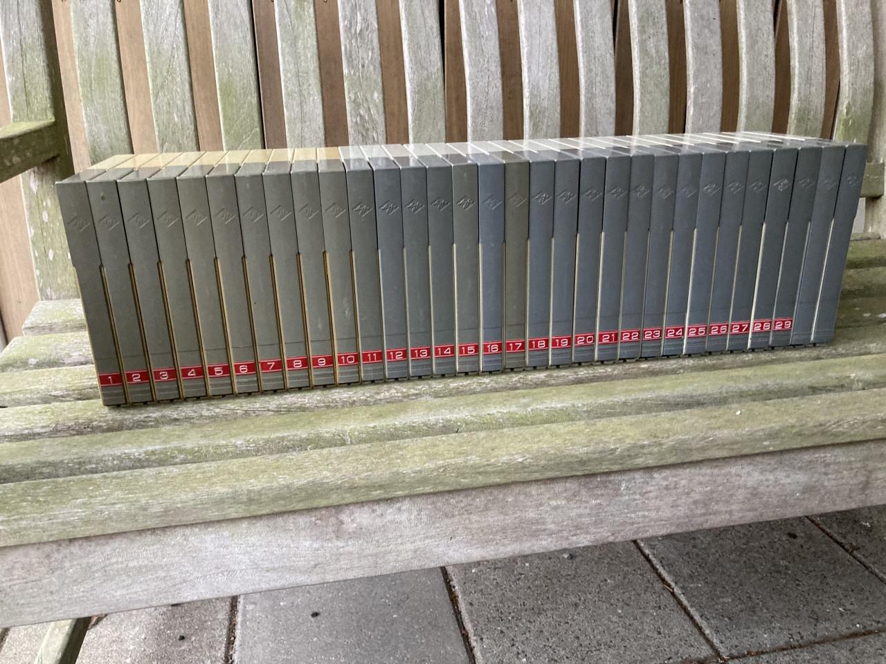 31 Bandrecordertapes ( 18cm Agfa)