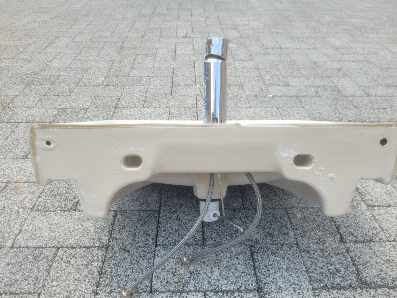 Zgan Villeroy & Bosch wastafel met Grohe mengkraan