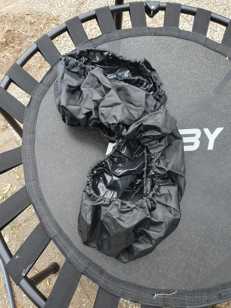 Fitby fitness Trampoline Ø102 cm met Verstelbare Handgreep | Opvouwbaar