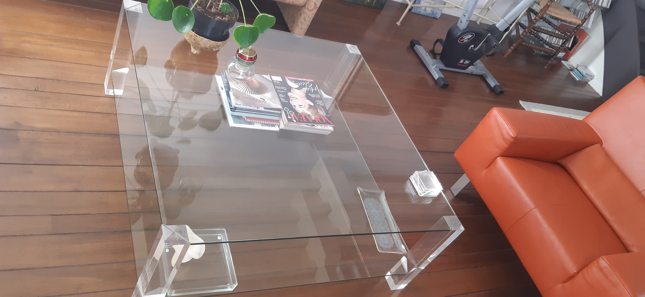 Glazen tafel