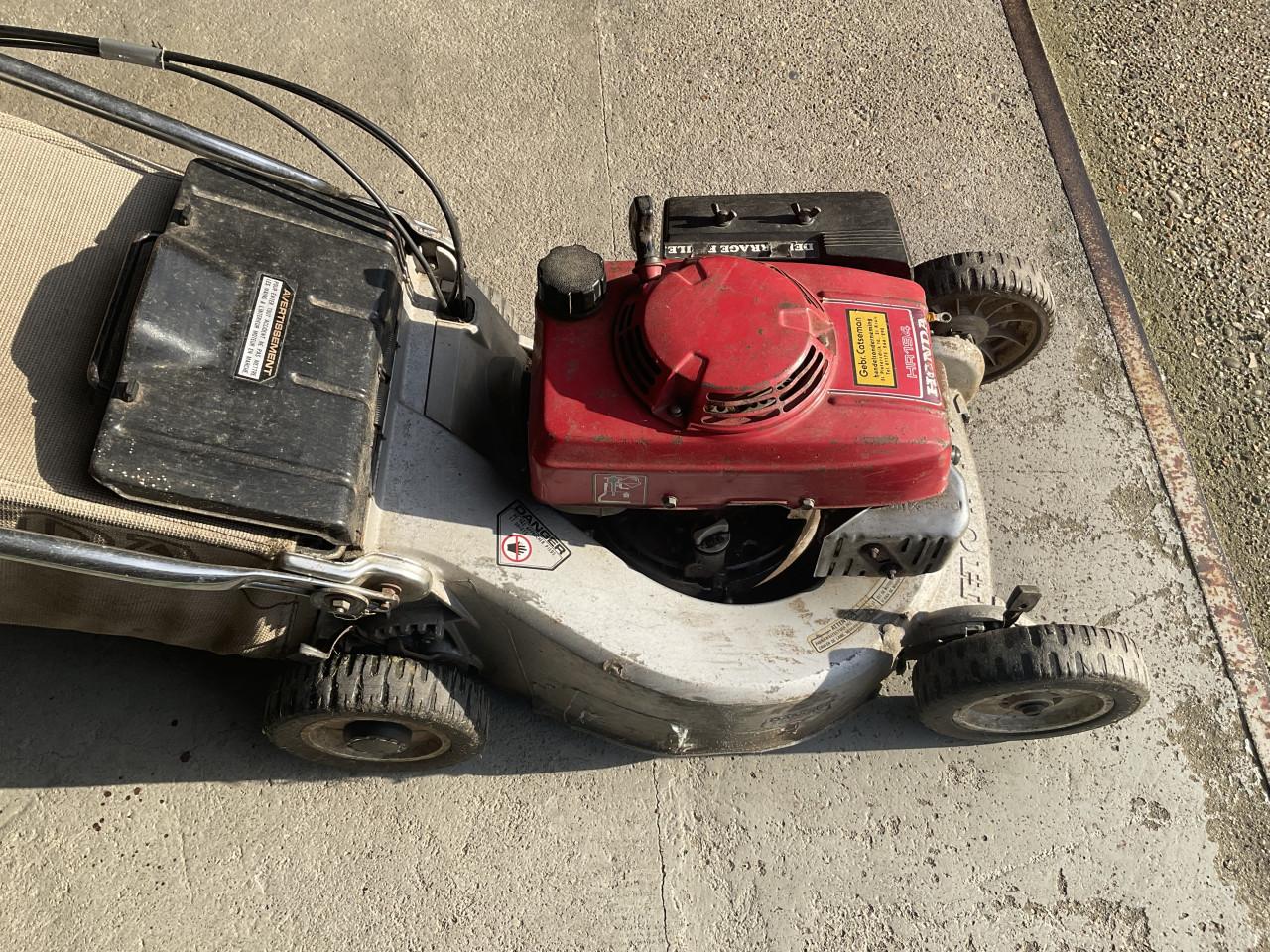 Honda grasmaaier hr194 aangedreven