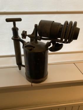 Zware massief koperen Zweedse Primus brander