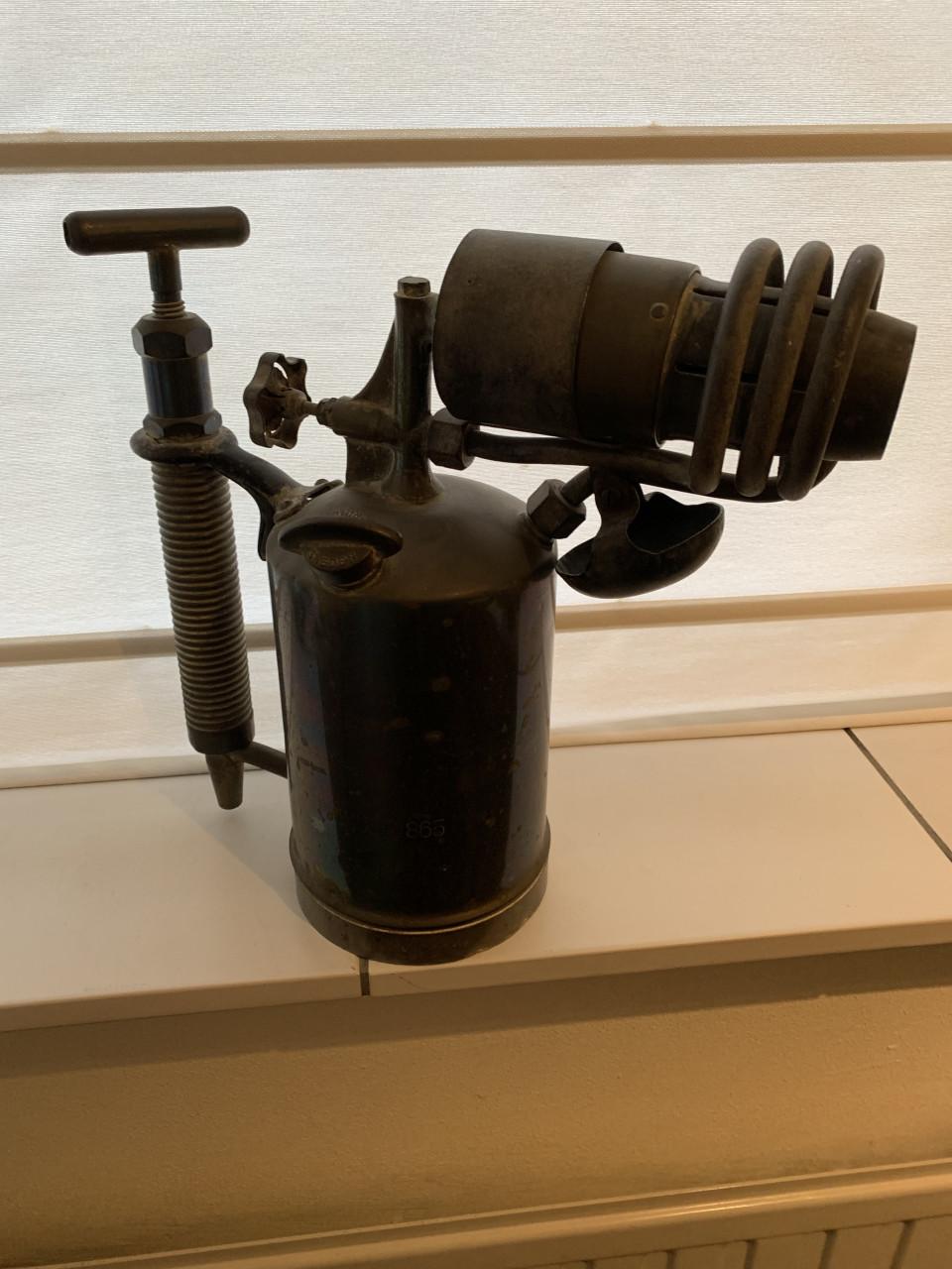 Zware massief koperen Zweedse Primus brander